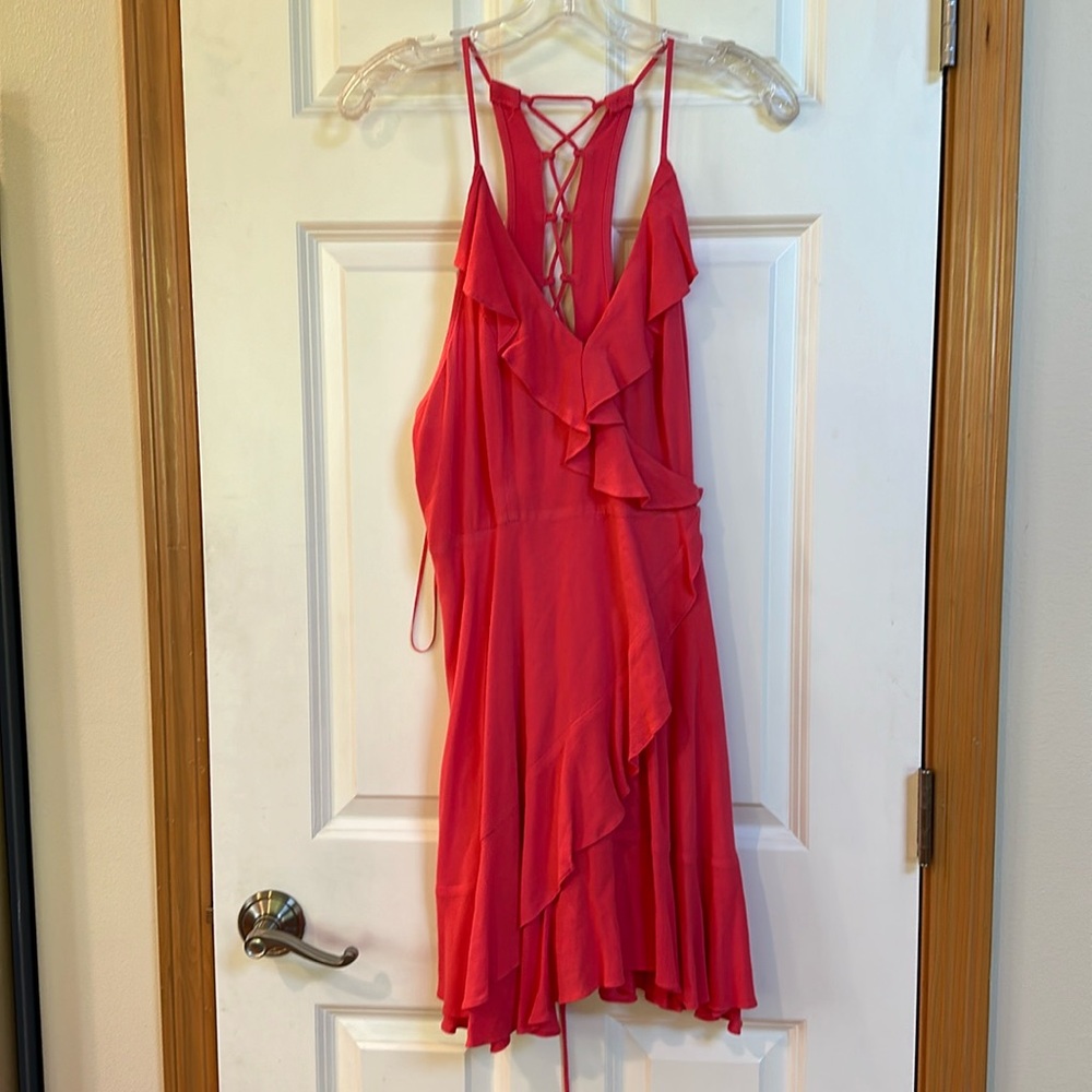 Re-named pink mini dress